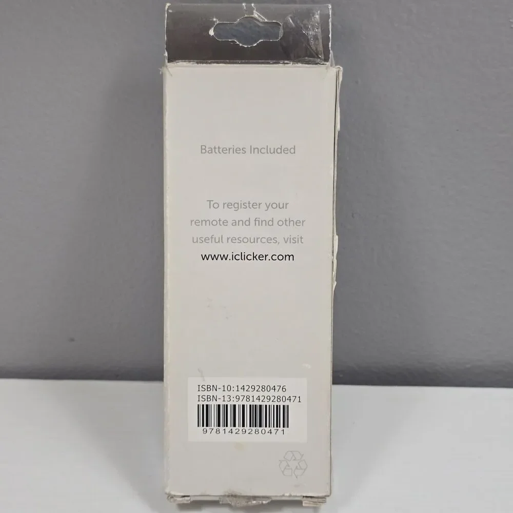 Iclicker 2 Student Remote Tested Works Classroom Response White With Box